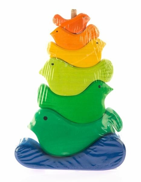 Конструктор дерев'яний NIC Пташки (NIC523205) - Pampik - 6