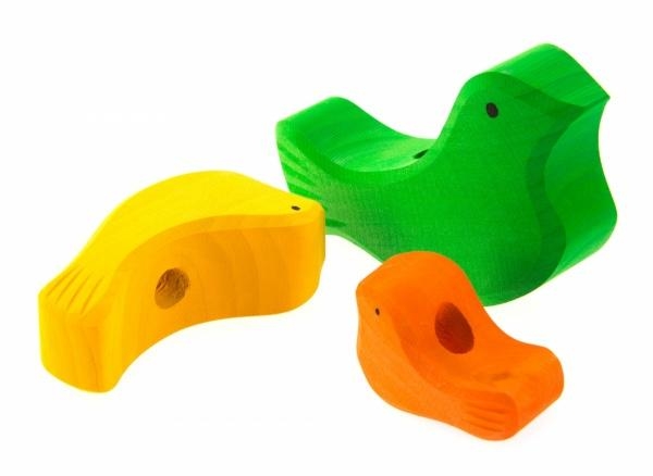 Конструктор дерев'яний NIC Пташки (NIC523205) - Pampik - 5