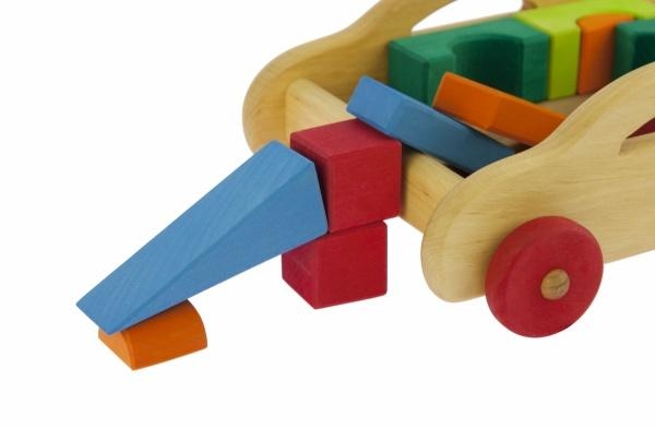 Конструктор дерев'яний NIC Тоскана з візком, 17 деталей (NIC523316) - Pampik - 3