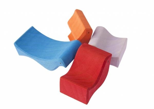 Конструктор дерев'яний NIC Світле дерево з птахами (NIC523097) - Pampik - 5