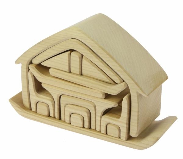 Конструктор деревянный NIC Все в доме (NIC523264) - Pampik