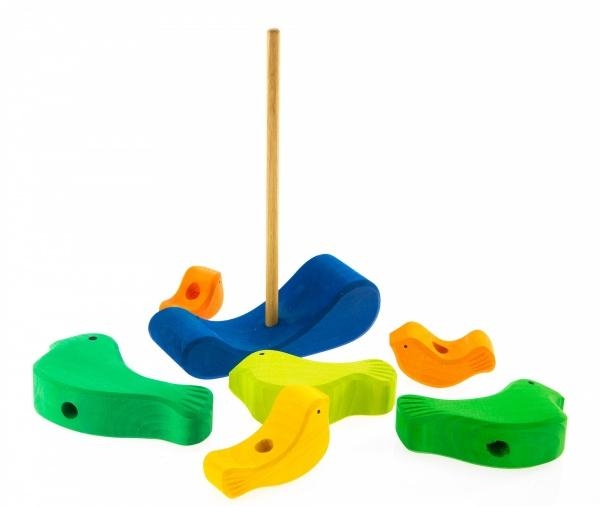 Конструктор дерев'яний NIC Пташки (NIC523205) - Pampik - 4