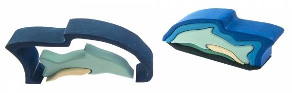 Конструктор дерев'яний NIC Дельфін (NIC523190) - Pampik - 4