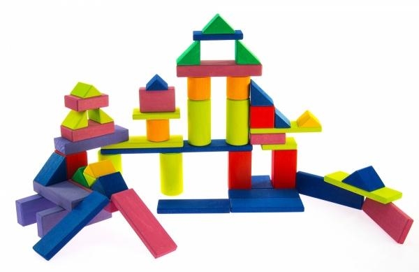 Великий дерев'яний конструктор NIC Прованс, 53 деталі (NIC523305) - Pampik - 3