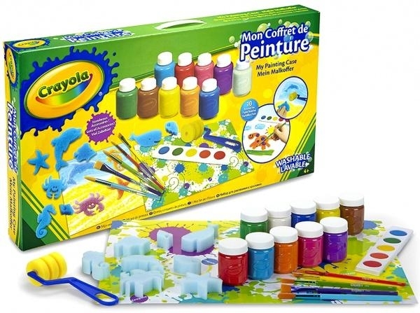 Набір для творчості Crayola з фарбами і штампами (54-9039) - Pampik - 2