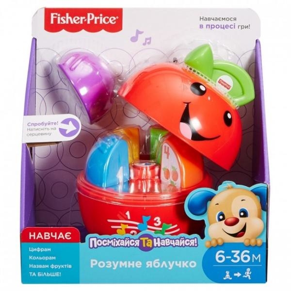 Розвиваюча іграшка Fisher-Price Розумне яблучко, укр. (FLN88) - Pampik - 7