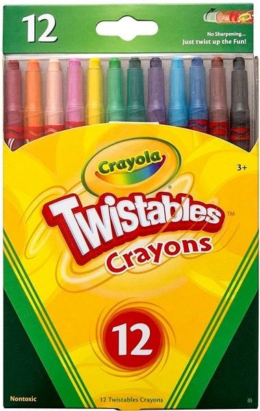 

Восковые мелки Crayola Twisables, 12 шт. (52-8530