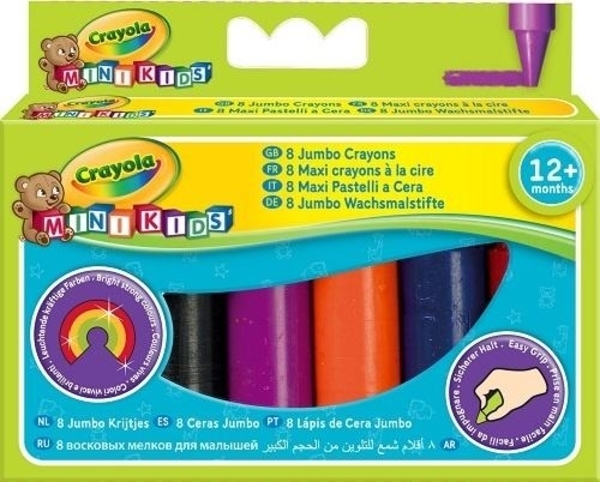 Воскова крейда для самих маленьких Crayola, 8 шт. - Pampik