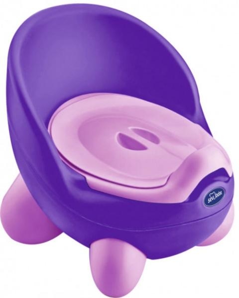 Стульчик-горшок Sevi bebe 66, фиолетовый - Pampik