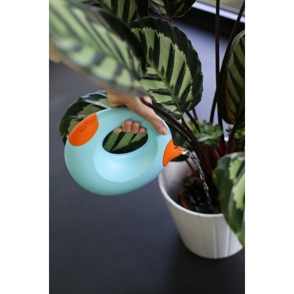 Лейка Quut Cana, блакитний з помаранчевим, 1 л (170570) - Pampik - 2