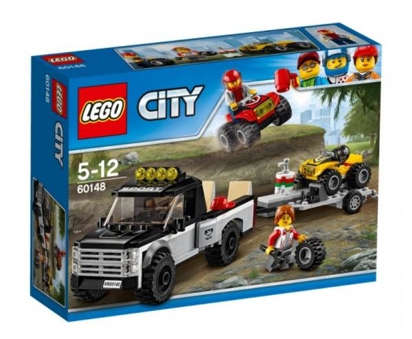 Конструктор LEGO City Гоночная команда, 239 деталей (60148) - Pampik