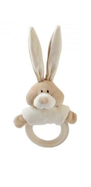 Іграшка-прорізувач Wooly organic Зайчик (00204) - Pampik - 2