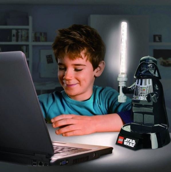 Настільна лампа IQ Hong Kong Lego Star Wars Дарт Вейдер (LGL-LP2B) - Pampik - 3