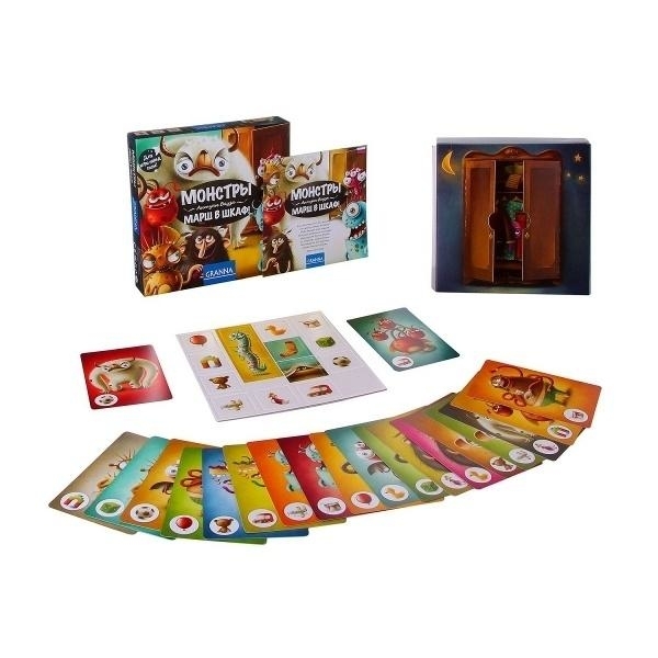 Настольная игра Granna Монстры, в шкаф! (81770) - Pampik - 2
