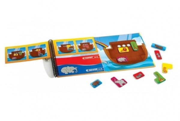 Дорожная магнитная игра Smart Games Ноев ковчег, укр. язык (SGT 240 UKR) - Pampik - 2