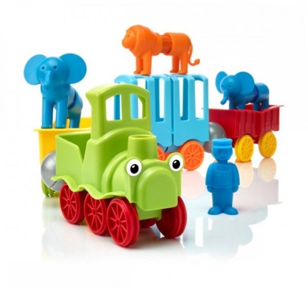 Конструктор SmartMax Мій перший поїзд з тваринами, 25 деталей (SMX 410) - Pampik - 2
