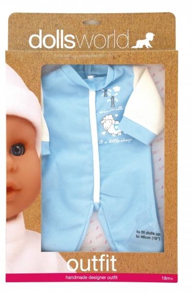 

Набор одежды для куклы Dolls World, голубой (8503