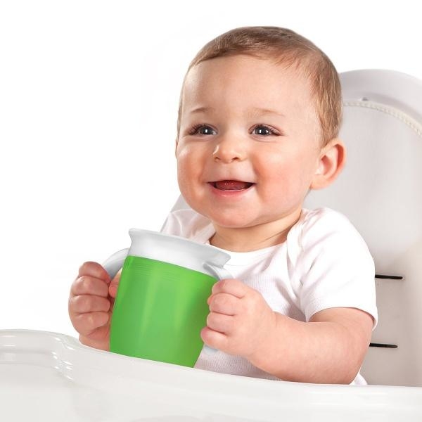 Чашка-непроливайка Munchkin Miracle 360, 207 мл, зелений (12443) - Pampik - 3