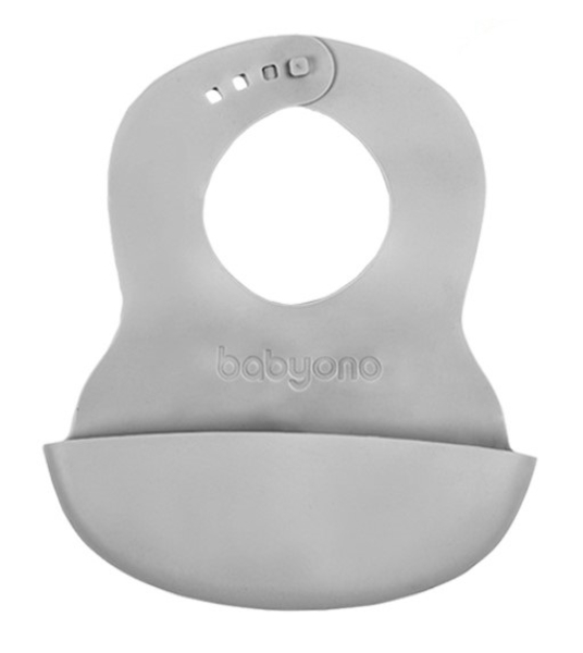 Нагрудник BabyOno, серый (835) - Pampik