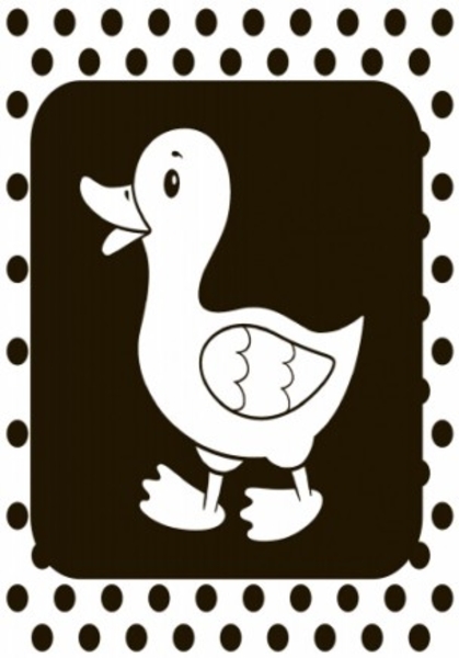 Контрастная книга для младенца. Бу-бусики - Pampik - 2