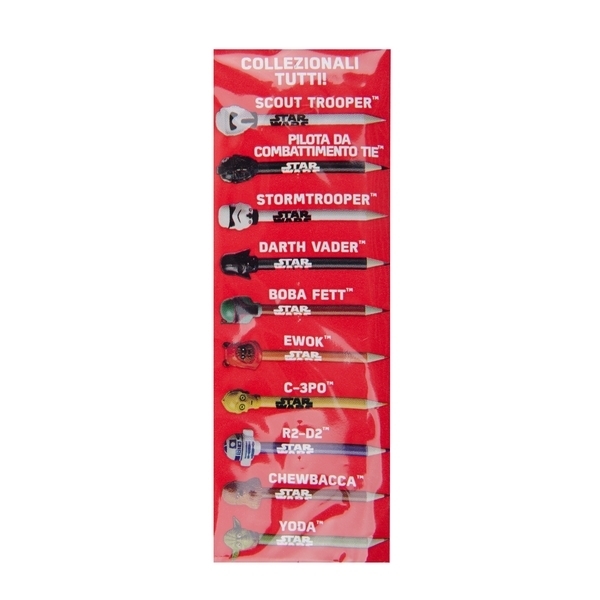 Подарок. Набор из карандашей и топперов Disney Star Wars - Pampik - 4