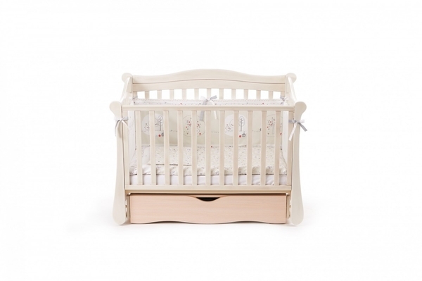 Детская кроватка Верес Соня ЛД-18, молочный (18.04) - Pampik - 2