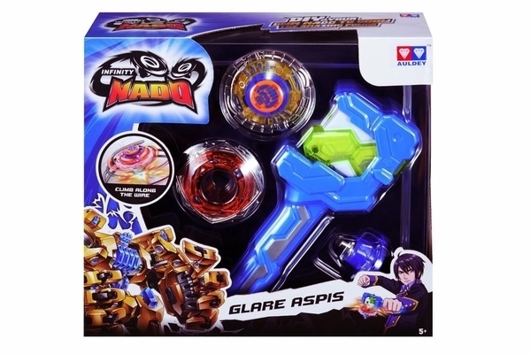 Волчок Auldey Infinity Nado Атлетик Glare Aspis с устройством запуска (YW624504) - Pampik