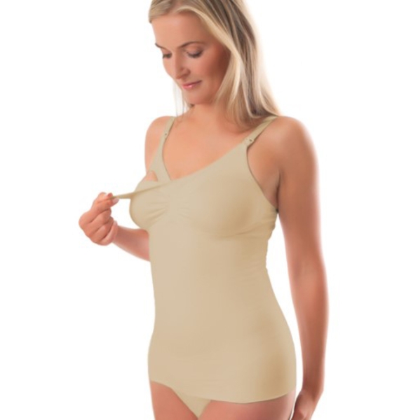 Коригувальна майка BabyOno для годуючих мам, L, 80-85D, бежевий (507/N/L) - Pampik
