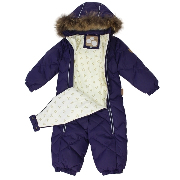 Комбінезон Huppa Beata 1, фланель, р. 92, фіолетовий (31930155-70073-092) - Pampik - 4