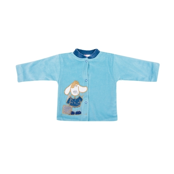 Костюм Royal Infant Песик-художник, велюр, р. 68, блакитний (1195) - Pampik - 2