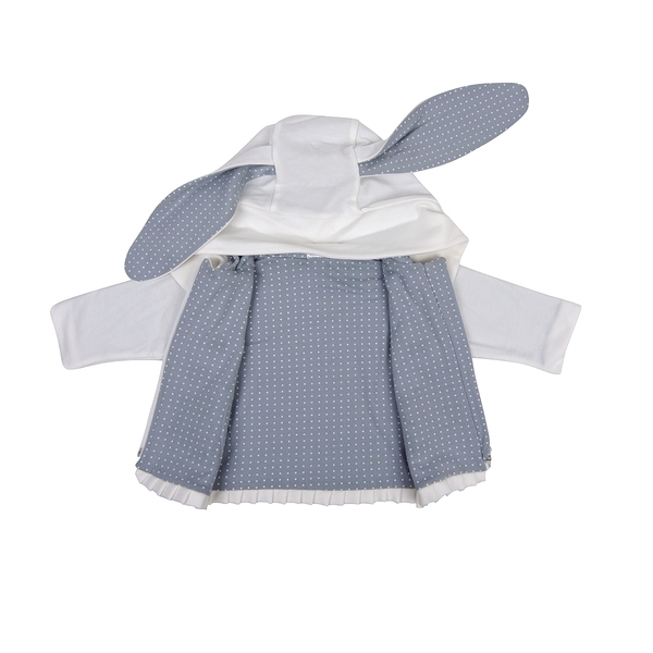 Костюм Royal Infant Зайка в квітах, інтерлок, р. 68, білий (1193) - Pampik - 4