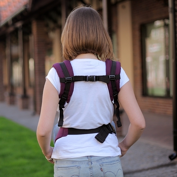 Эрго-рюкзак Love & Carry Air Мудрые птички, фиолетовый (LC104) - Pampik - 4