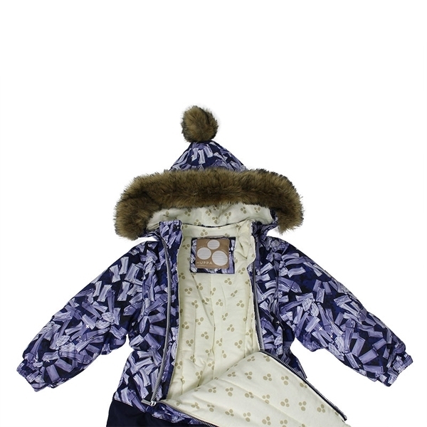 Термокомбінезон Huppa Devon 1, р. 98, чорний з синім (36160130-71409-098) - Pampik - 3