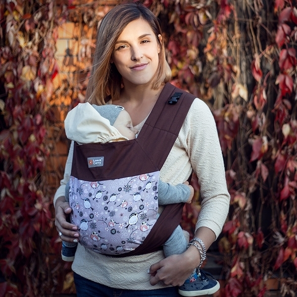 Май-слинг Love & Carry Мокко, коричневый (LC307) - Pampik - 2