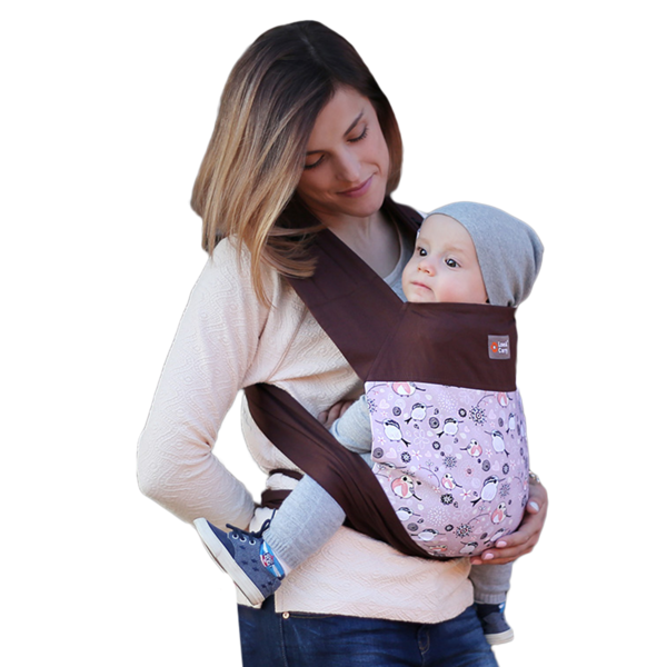 Май-слинг Love & Carry Мокко, коричневый (LC307) - Pampik