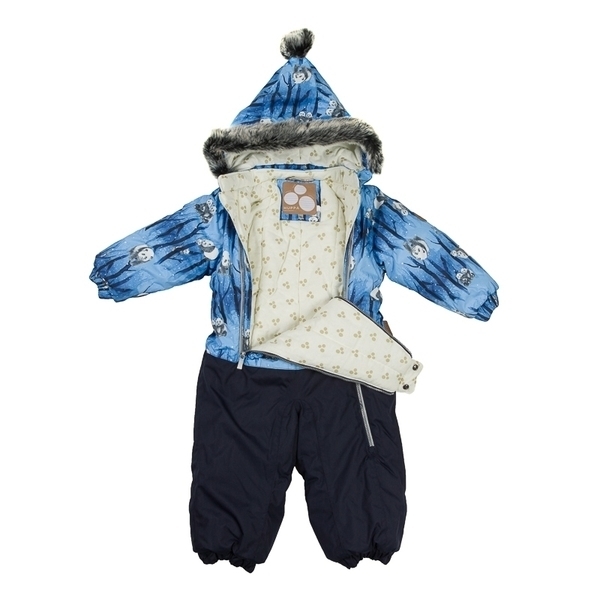 Термокомбінезон Huppa Devon 1, р. 74, блакитний з синім (36160130-72386-074) - Pampik - 3
