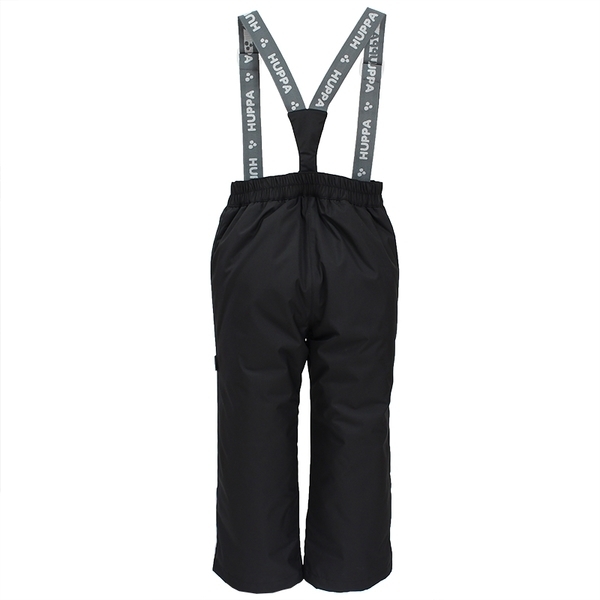 Штаны Huppa Freja на подтяжках, р. 128, черный (21700016-00009-128) - Pampik - 2