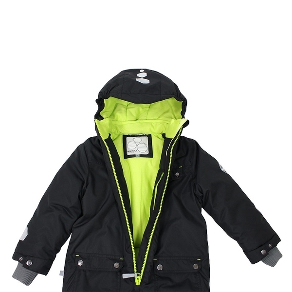 Термокомбінезон Huppa Blaze, р.110, чорний з зеленим (36270030-70009-110) - Pampik - 3