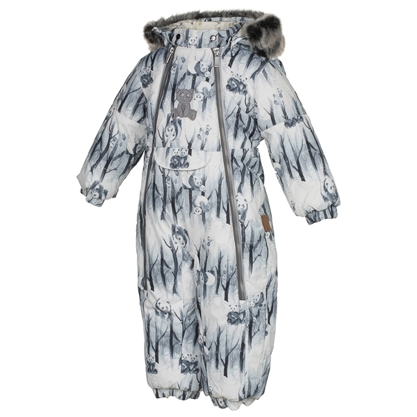 Термокомбінезон Huppa Lotus, р.68, білий з сірим (36260030-72320-068) - Pampik