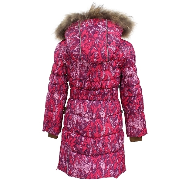 Пальто-пуховик Huppa Yasmine, р.104, рожевий з фіолетовим (12020055-73263-104) - Pampik - 2