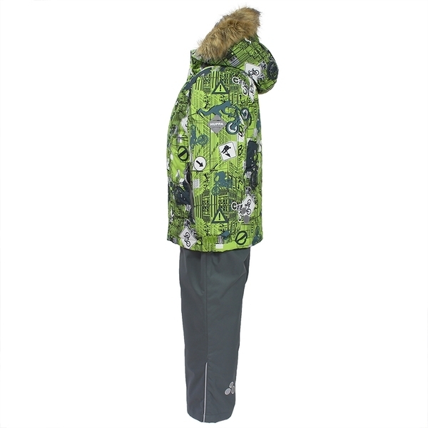 Термокомплект Huppa Dante 1, р.98, зелений із сірим (41930130-72247-098) - Pampik - 4