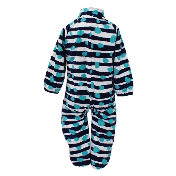 Комбінезон Huppa Roland, фліс, р.80, синій з білим (3304BASE-63386-080) - Pampik - 2