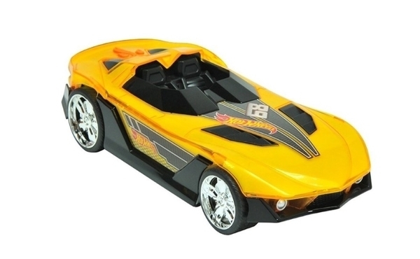 Машинка Hot Wheels Yur So Fast Супергонщик, зі світлом і звуком, 25 см (90531) - Pampik - 2