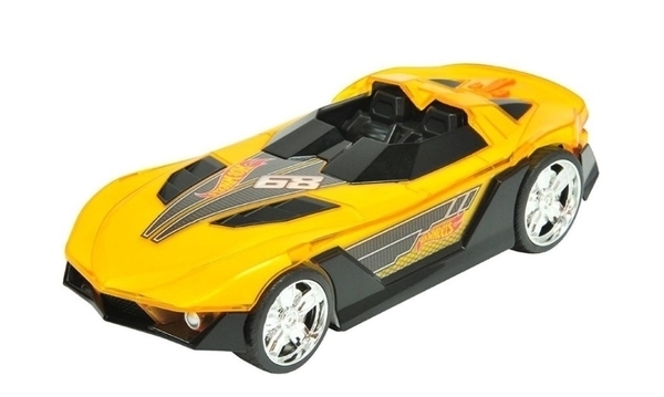 

Машинка Hot Wheels Yur So Fast Супер гонщик, со светом и звуком, 25 см (90531, Желтый