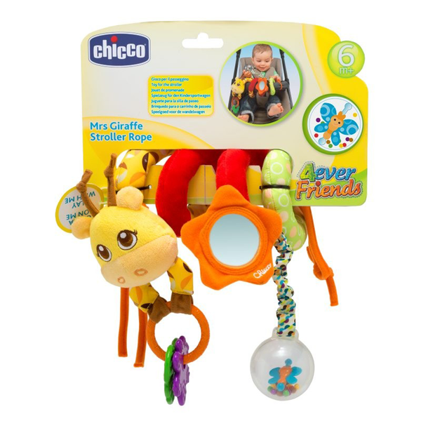 Игрушка на коляску Chicco Жирафа (07201.00) - Pampik - 3