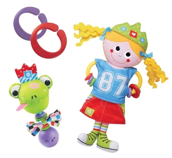 Набор погремушек Yookidoo Принцесса и лягушка (90847) - Pampik