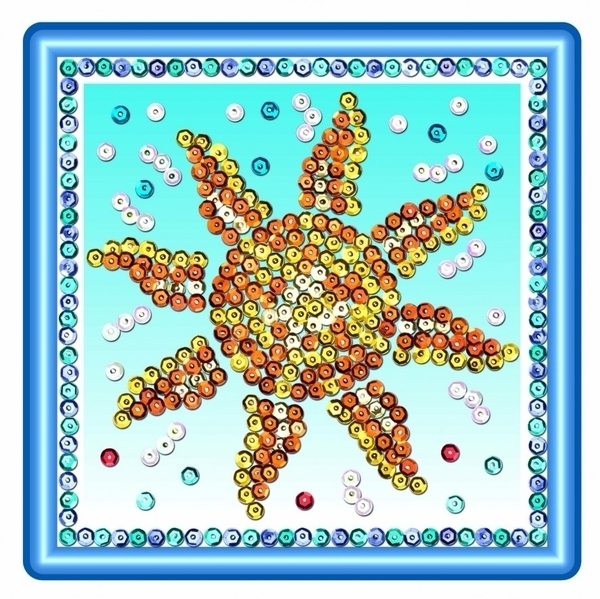 Набір для творчості Sequin Art Seasons Сонце, Місяць і Зірки (SA1511) - Pampik - 3
