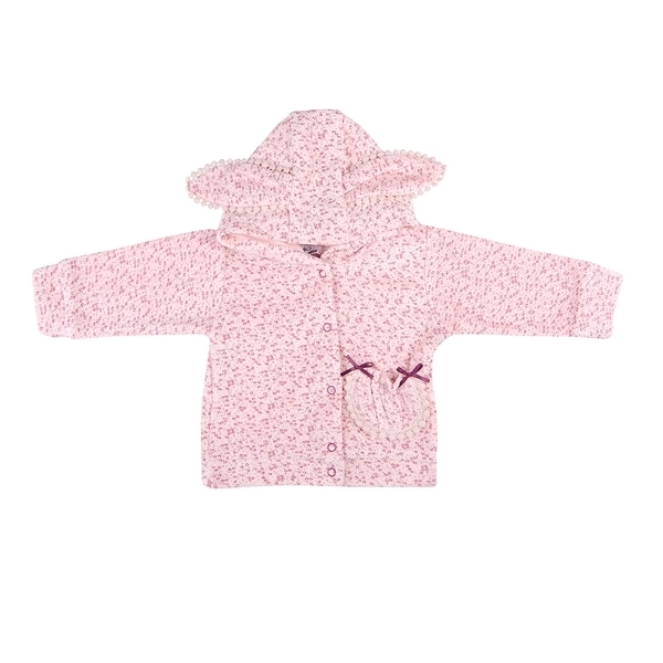 Костюм Няня Tilda, велюр, р.80, рожевий (18204) - Pampik - 2