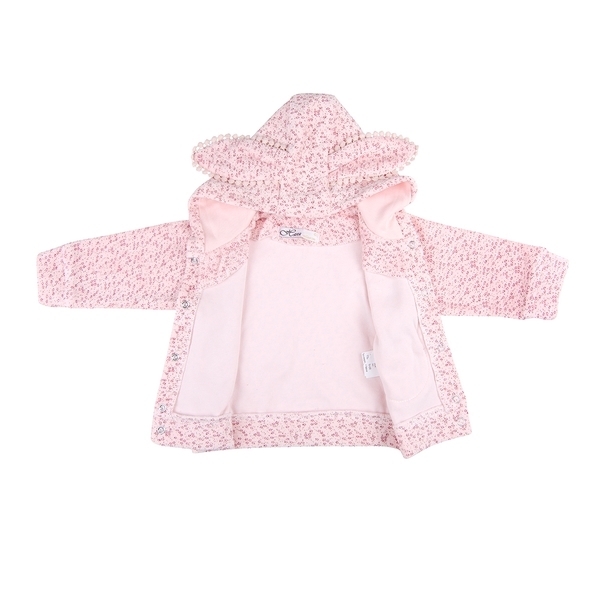 Костюм Няня Tilda, велюр, р.80, рожевий (18204) - Pampik - 3