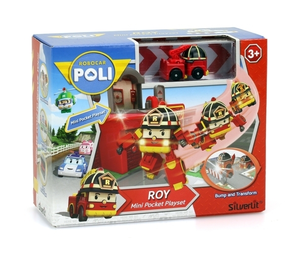Ігровий набір Robocar Poli Гараж і міні трансформер Рой (83364) - Pampik - 3
